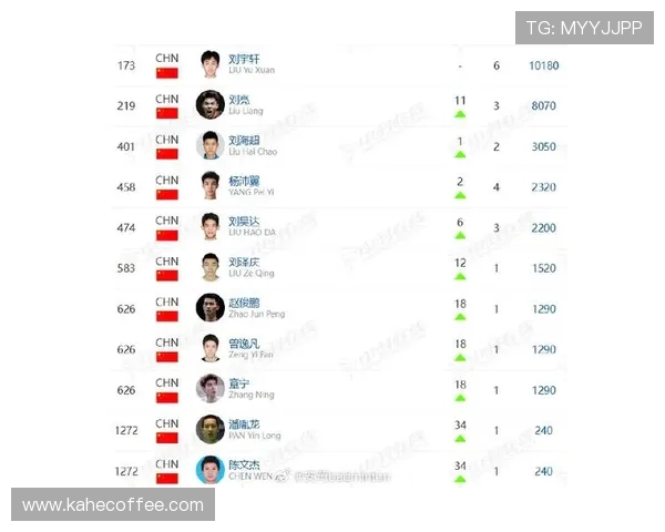 羽毛球耐力排行榜新鲜出炉上海羽毛球队强势夺冠引领风潮
